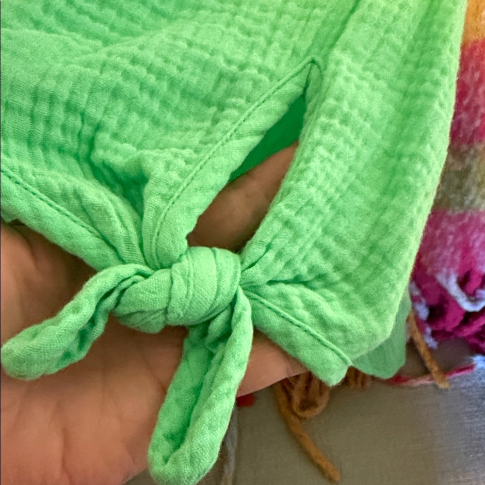 Talbots Button Down Spring Green Button Down Blou… - image 4